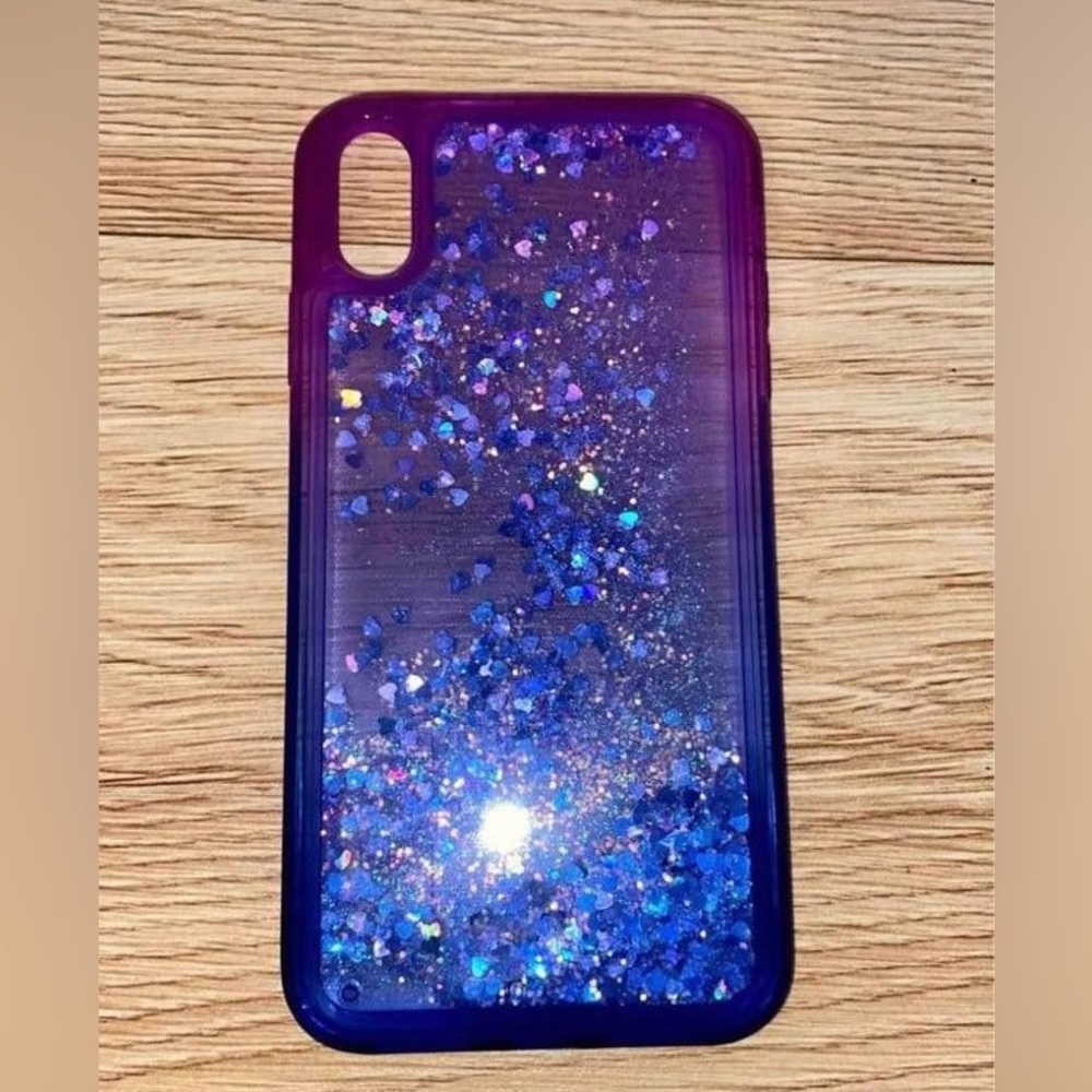 IPHONE xs MAX purple case NEW never used